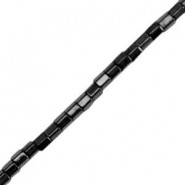 Hematite beads tube 2mm Black